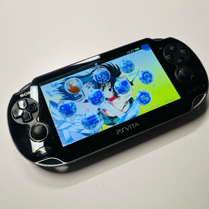 소니 PS Vita 1세대 OLED 피아노블랙 한글 정발판 + 구성품들 판매 이미지