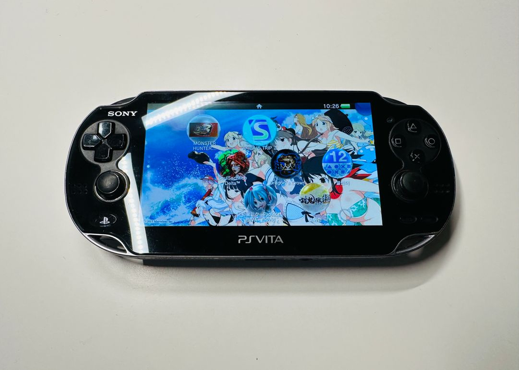 소니 PS Vita 1세대 OLED 피아노블랙 한글 정발판 + 구성품들 판매 이미지