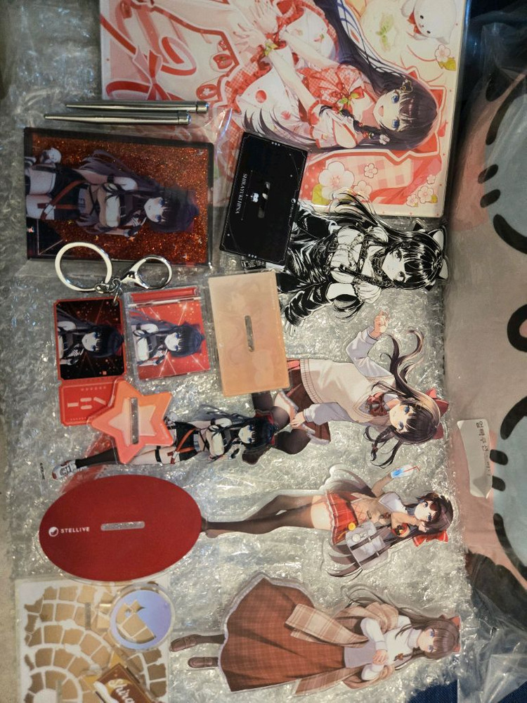 개봉품) 스텔라이브 히나 굿즈 일괄 이미지