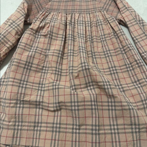 버버리키즈 여아 체크 원피스 8y(135cm) 페일핑크 이미지