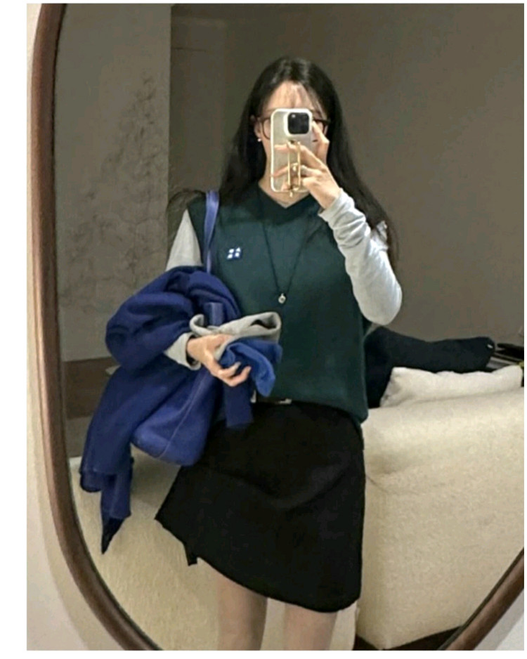 아더에러 니트 조끼 베스트 이미지