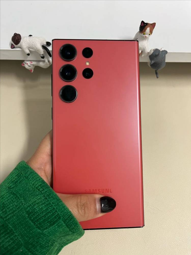 갤럭시S23울트라 256G 레드 자급제 A급! 이미지
