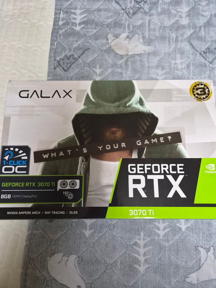 RTX 갤럭시 3070ti 그래픽카드 팝니다. 이미지