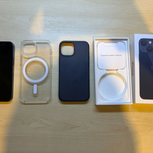 아이폰 13미니 카메라무음 128gb 69% 미드나이트 애플정품케이스2개 이미지