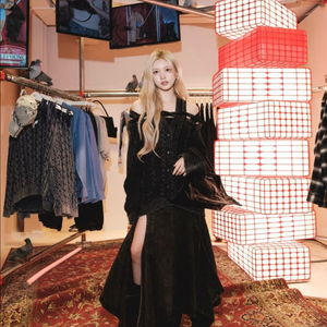 글렌 마틴스 x h&m 케이블 니트 가디건 블랙 이미지