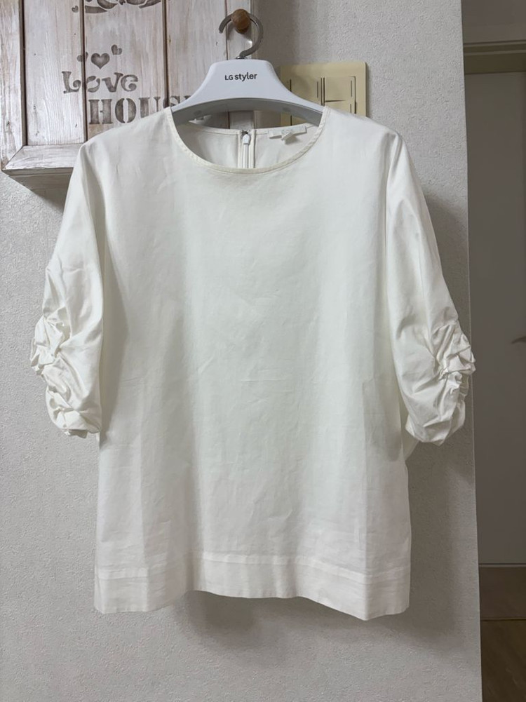 COS 화이트 셔링소매 블라우스 이미지