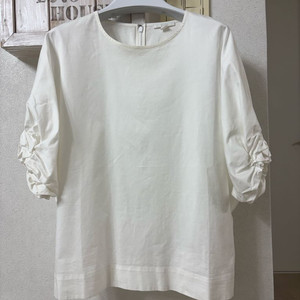 COS 화이트 셔링소매 블라우스 이미지