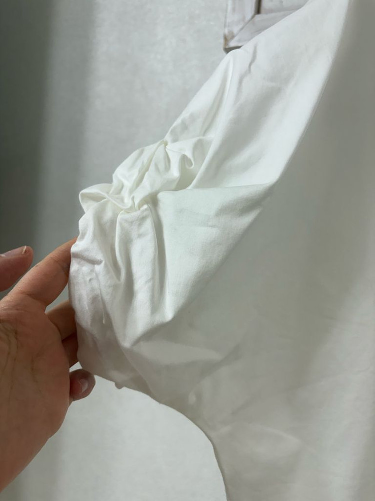 COS 화이트 셔링소매 블라우스 이미지