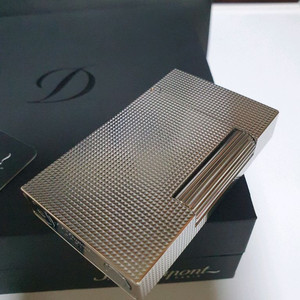 [새상품,백화점판,풀세트] 듀퐁라이터 뉴 라인2 신형 ca16455 팔라듐 백금 쌍불 듀퐁 라이타 이미지