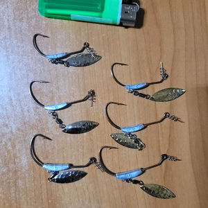 락스피너 (총36개)+그룹웜1봉 배스낚시 루어낚시 이미지