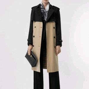 버버리 리컨스트릭티드 투톤 트렌치 코트 이미지