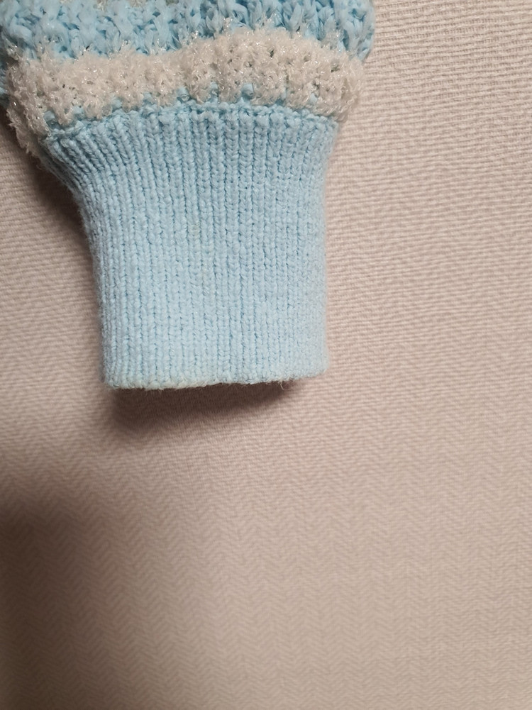 랑방컬랙션 컬러 라인 루슈 니트 가디건 프리사이즈 정품 이미지