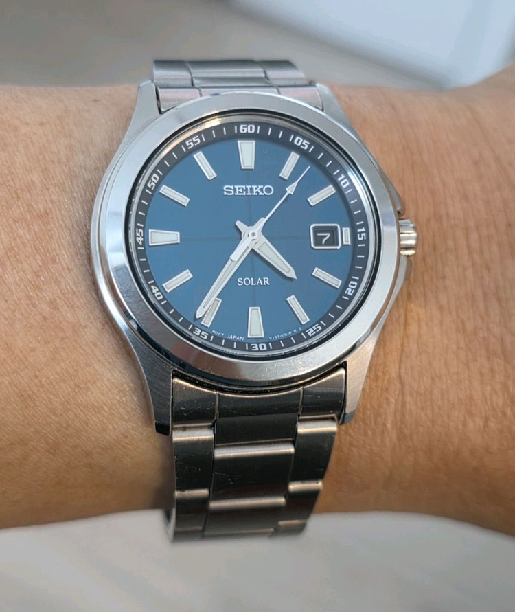 세이코 태턍광 솔라 청판 SBPN071 메탈시계(풀박스) 이미지