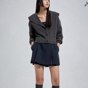 시스템 SYSTEM 카멜 블렌드 세일러 칼라 가디건 프리사이즈 이미지