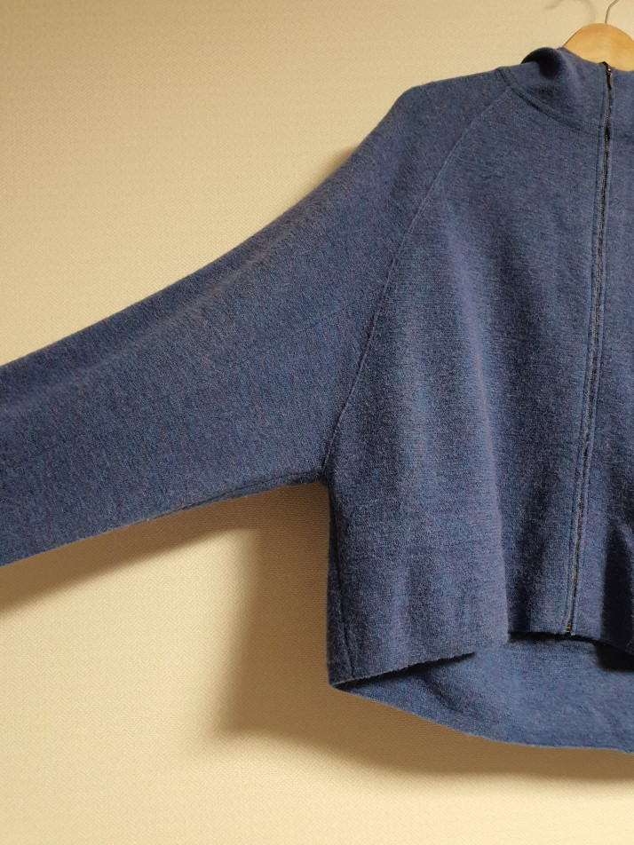 시스템 system 알파카 후드 집업 가디건 자켓 프리사이즈 이미지