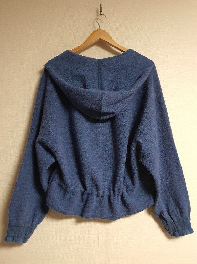 시스템 system 알파카 후드 집업 가디건 자켓 프리사이즈 이미지