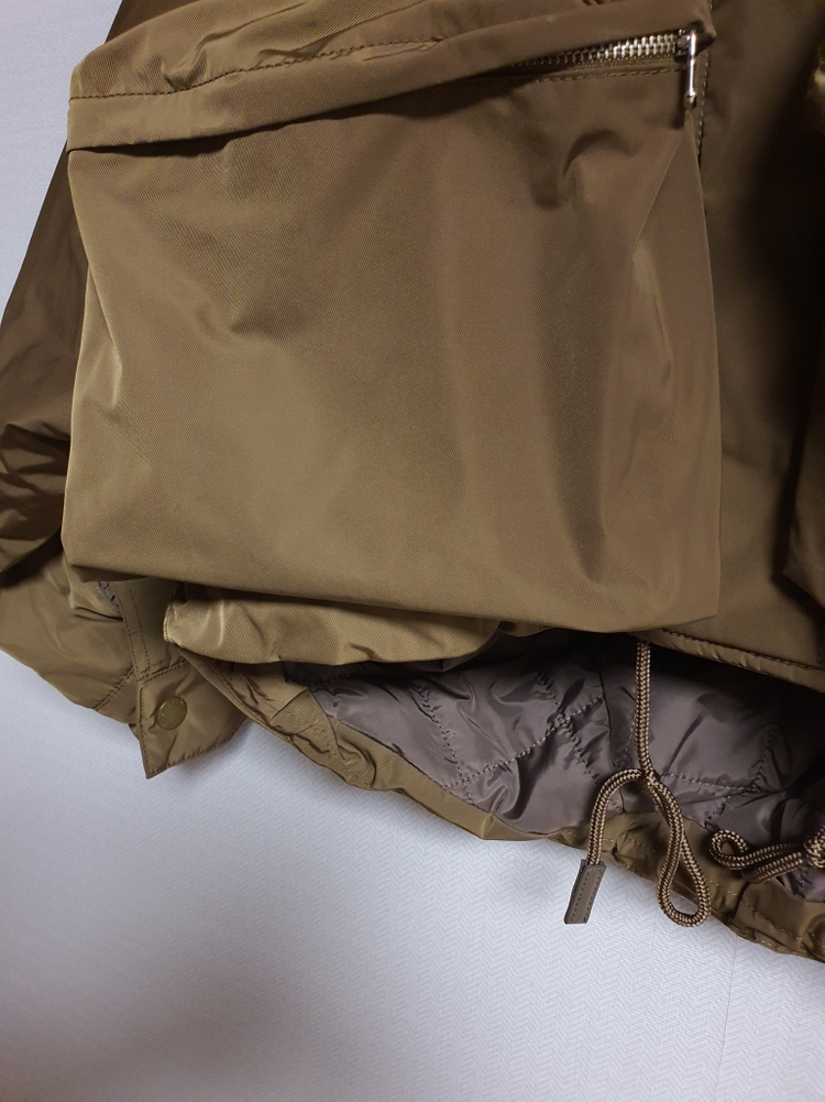 시스템 system 세일러 니트 카라 퀼팅 패딩 점퍼 55 사이즈 정품 이미지