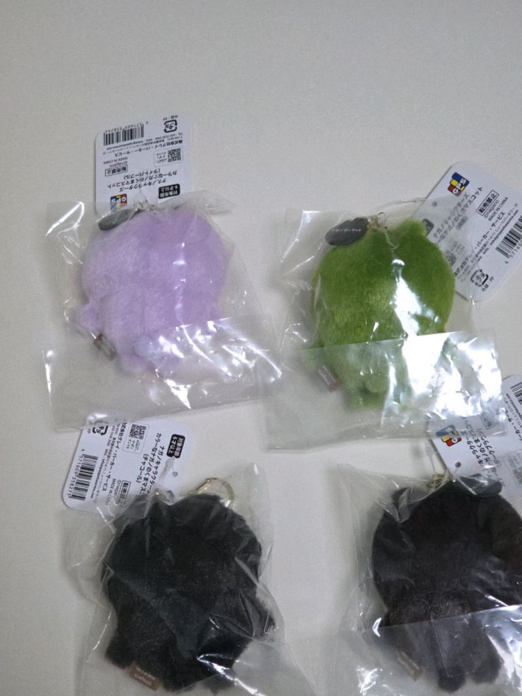 나가노마켓 농담곰 컬러곰 말차곰 라벤더 블랙 다크브라운 미개봉 새상품 이미지