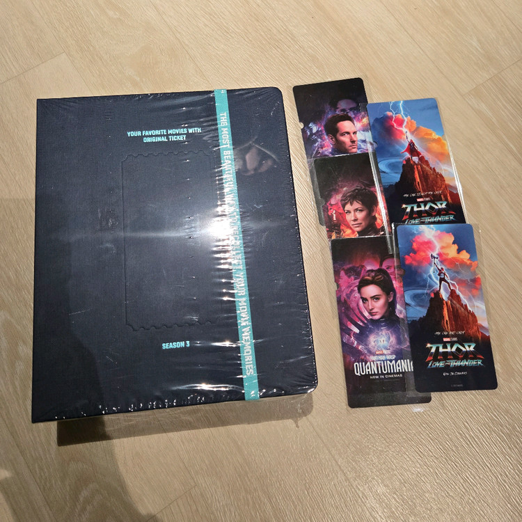 일괄) 메가박스 오티북 시즌 3 오리지널 티켓북 남색 일반 굿즈 이미지