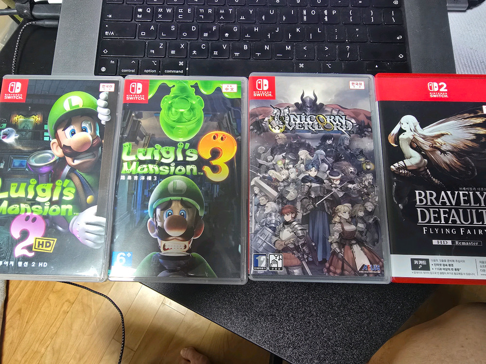 닌텐도 스위치2 게임 여러개 판매합니다! (포켓몬za, 마리오 잼버리, 동물의숲, 루이지맨션, 스플래툰3) 이미지