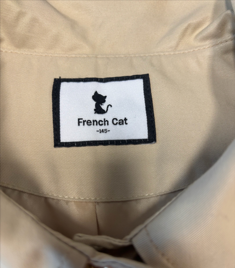 프랜치캣 트렌치 코트 여아 145사이즈 이미지