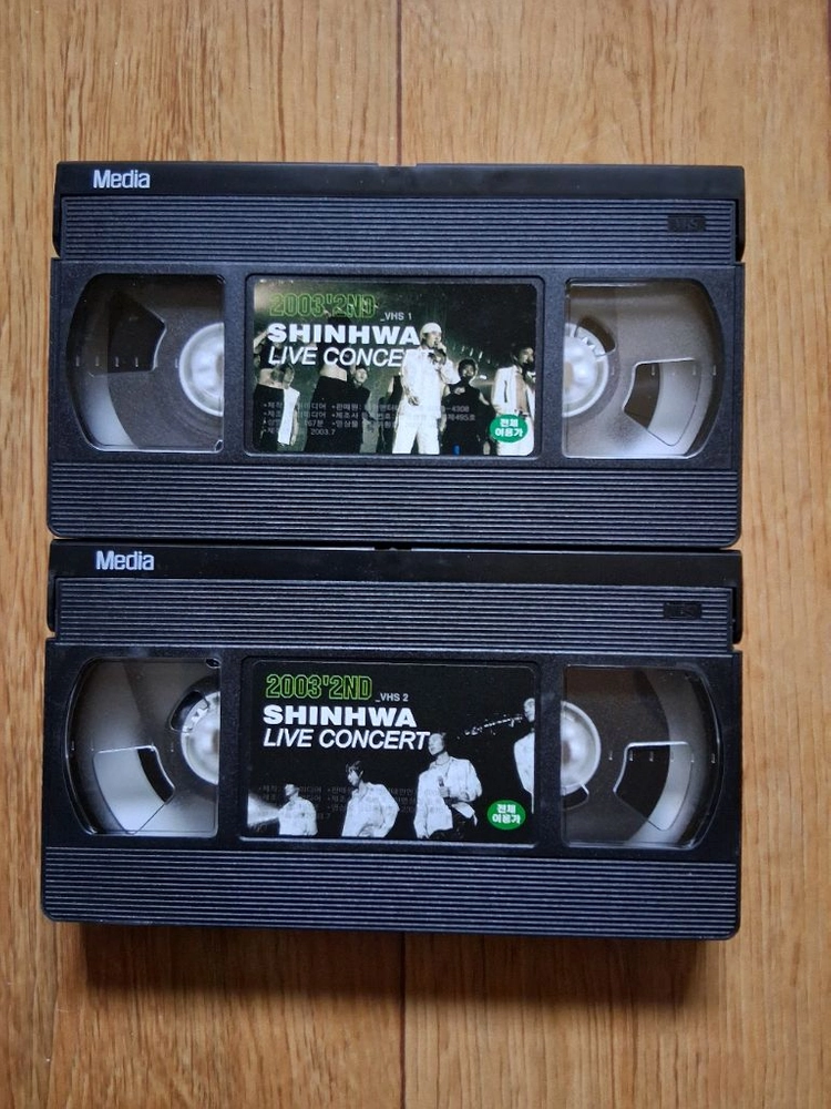 신화 비디오 테이프.2001년.VHS2개.2003년.VHS2개.일괄.구하기 힘들 비디오 테이프에요 이미지