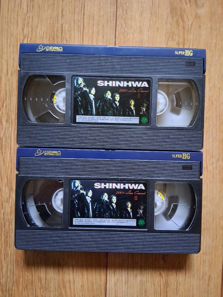 신화 비디오 테이프.2001년.VHS2개.2003년.VHS2개.일괄.구하기 힘들 비디오 테이프에요 이미지