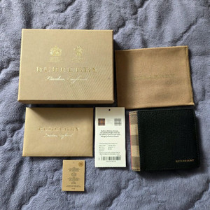 (정품) 버버리 하우스체크 반지갑/개인/팝니다. 이미지