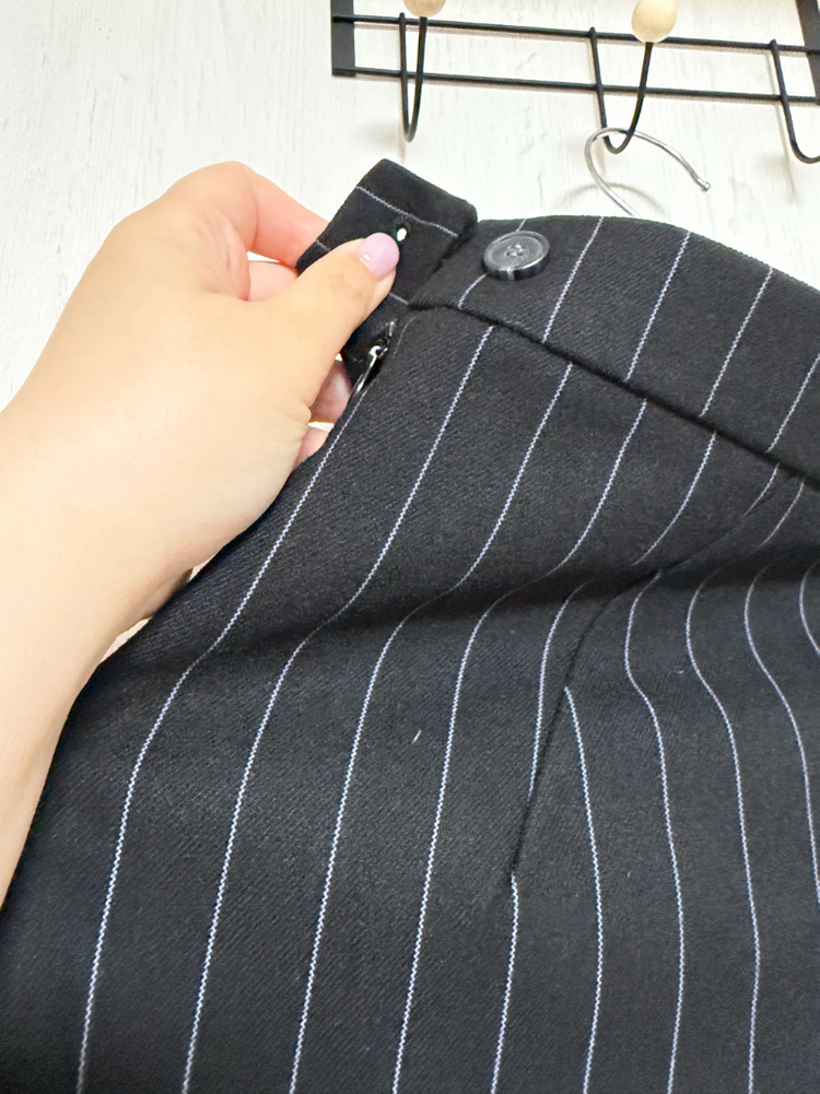 스트라이프 언발란스 스커트 프리사이즈 (새상품) 이미지