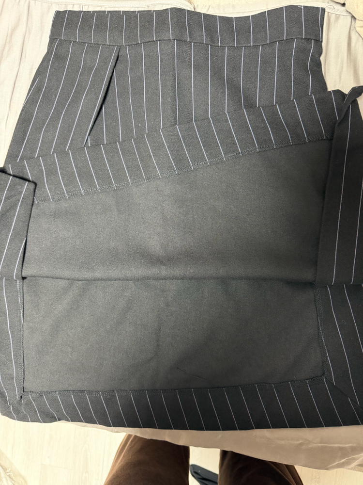 스트라이프 언발란스 스커트 프리사이즈 (새상품) 이미지