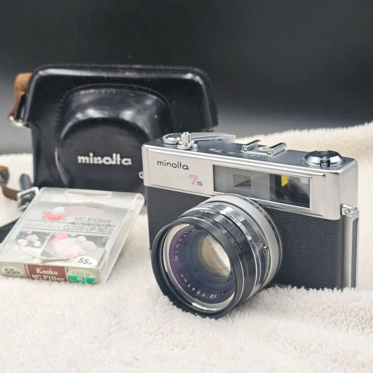A급 미놀타 Minolta 하이매틱 7s RF 필름카메라 필카 올드 희귀 이미지