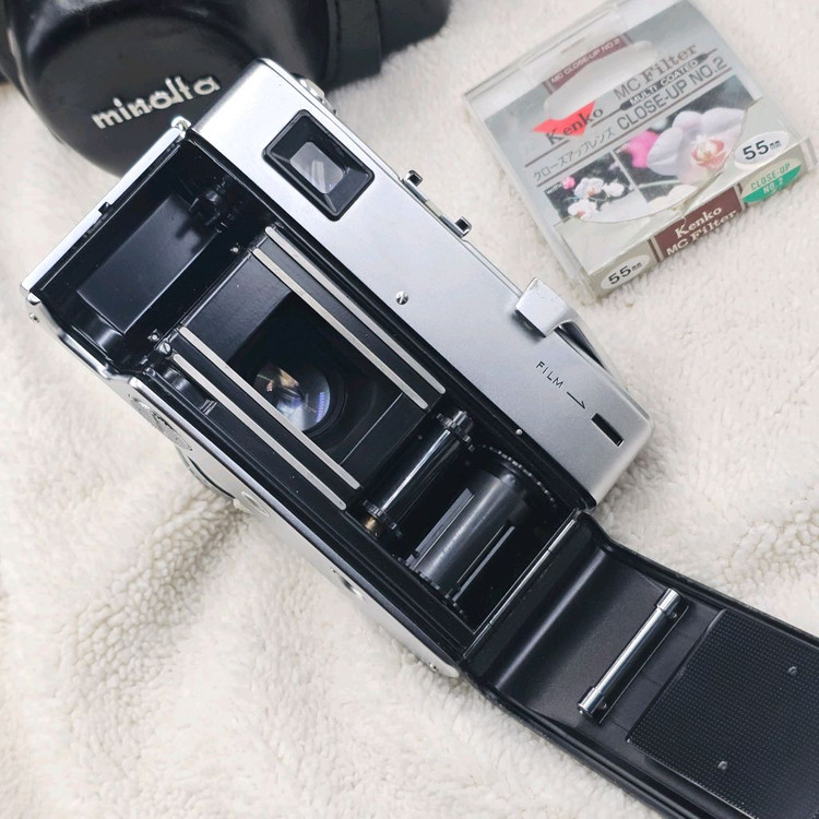 A급 미놀타 Minolta 하이매틱 7s RF 필름카메라 필카 올드 희귀 이미지