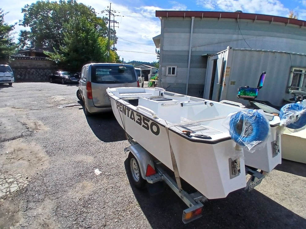 고무보트 무게 낚시보트 펜타350 카탑보트 이미지