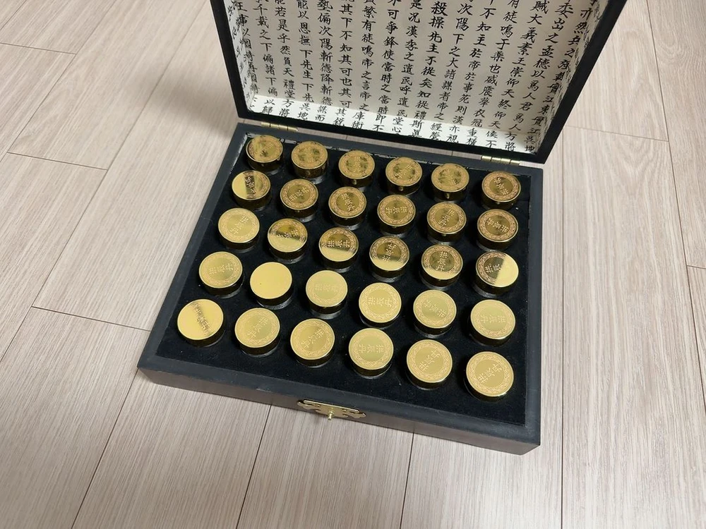 휴대용 알약통 케이스 원목 비타민 약수납장 상비약 약서랍장 미니 약통 중형 우드 지류함 나무색 이미지