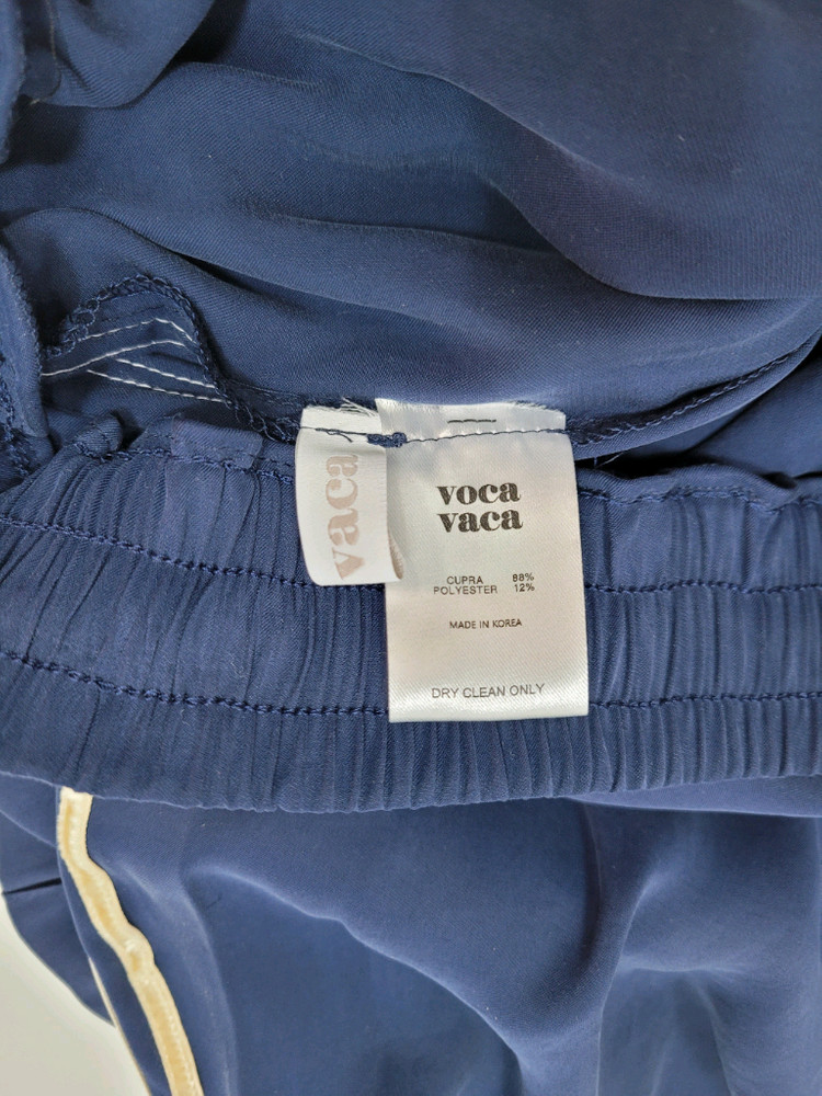 voca vaca 보카바카 와이드 밴딩 트랙 팬츠 / 여 S 네이비 이미지
