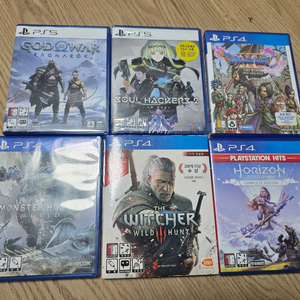 ps5, ps4 게임 타이틀 모음 이미지