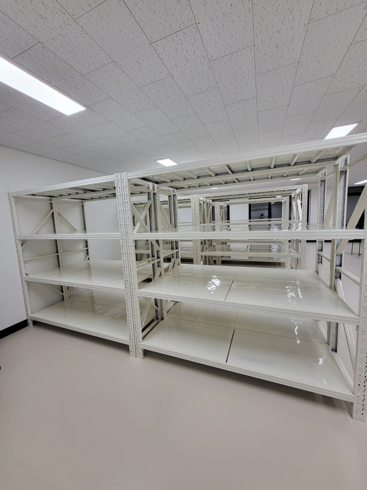 쇼핑몰 공장 창고 매장용 철제다이 철제선반 무볼트앵글 새제품 이미지