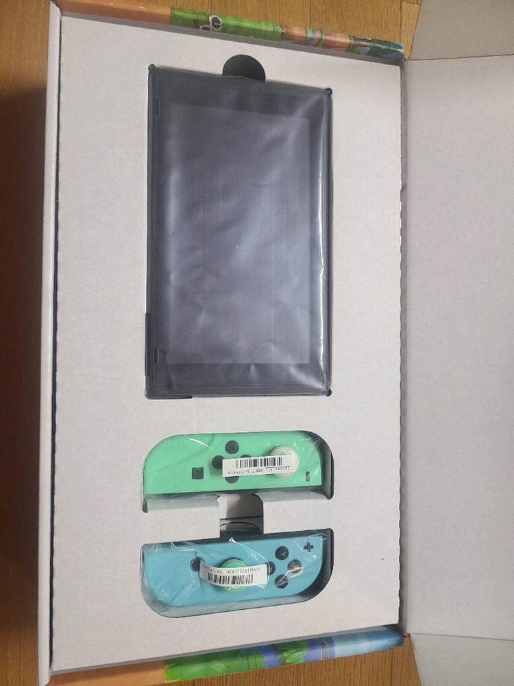 새상품급)닌텐도 스위치 동물의숲 에디션 풀박스+냥발캡 이미지