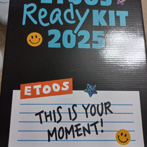 이투스 레디 키트 2025 캘린더 파우치 색깔펜 키링 이미지
