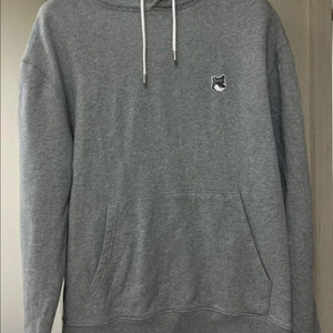 메종키츠네 그레이 후드티 xl 이미지