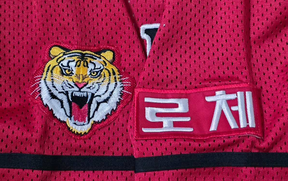 기아타이거즈 제트 올드 원정 유니폼(이대진 지급, 실착) 이미지