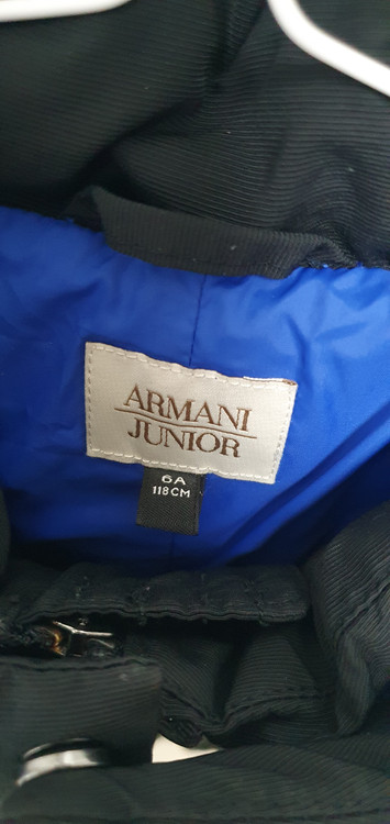 아르마니 주니어 스모키 블루 다운 자켓 판매(120) 이미지