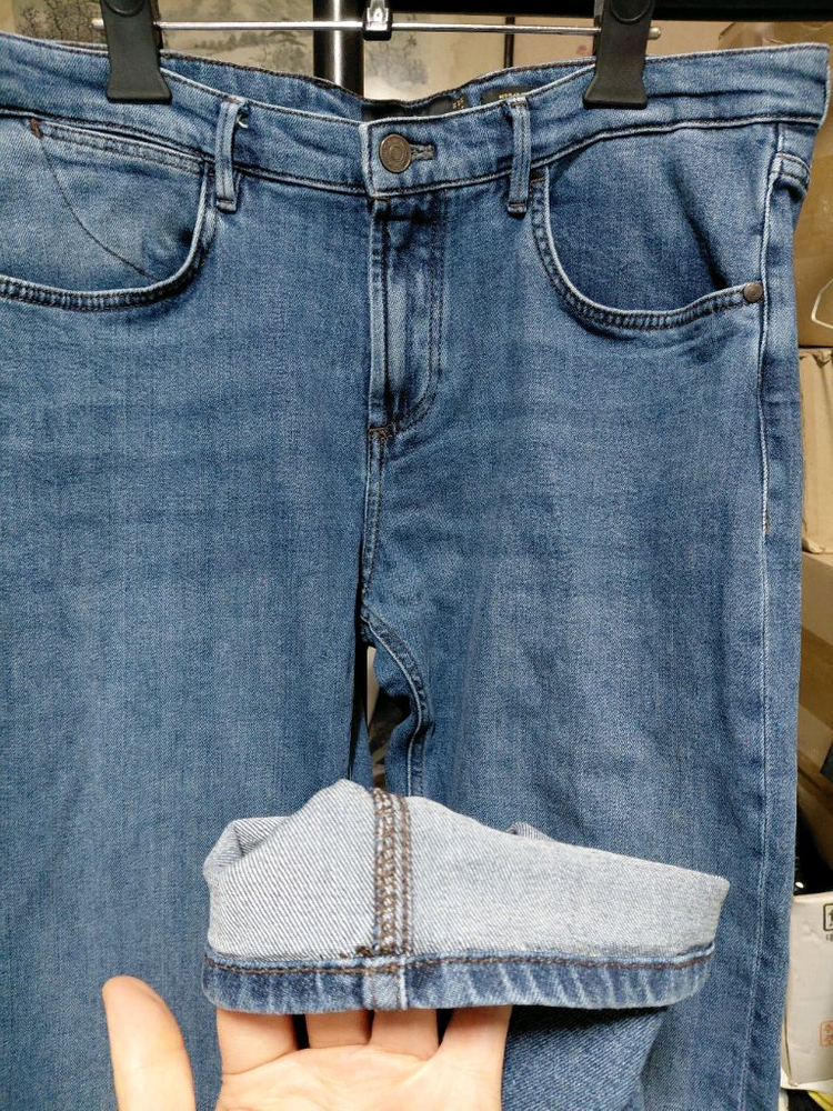 [마시모두띠]레귤러핏 데님 청바지 유럽42(35)사이즈 이미지