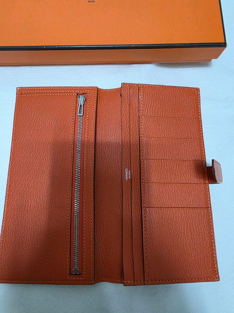 에르메스 베안 장지갑 정품 이미지