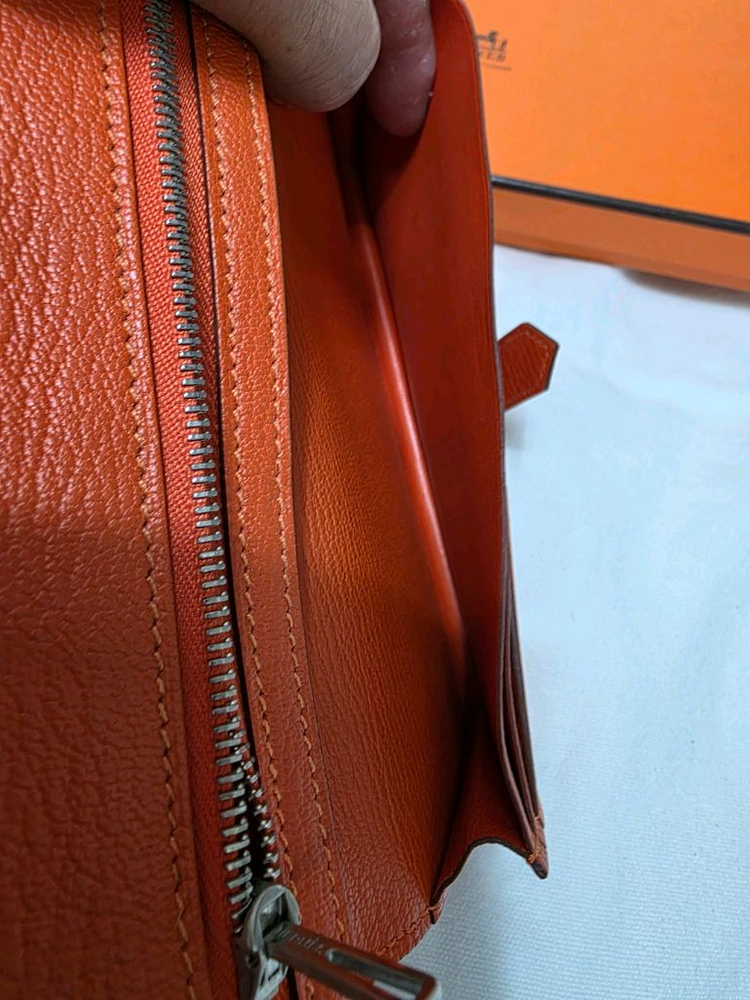 에르메스 베안 장지갑 정품 이미지