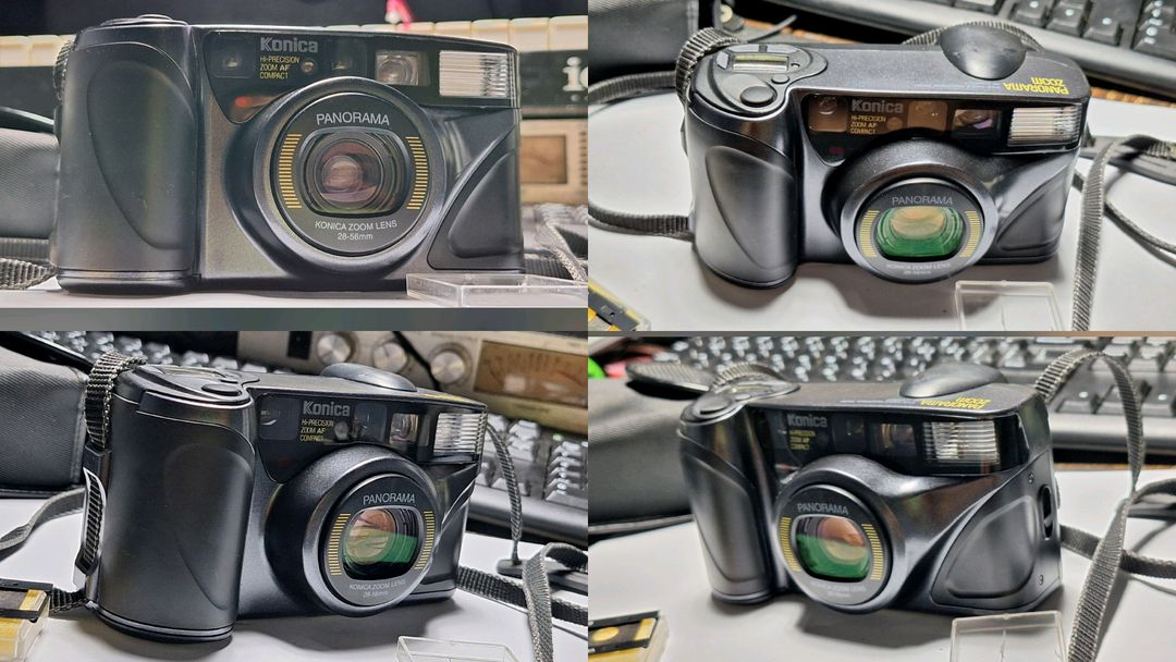 코니카 파노라마 줌 28-56 필름카메라 빈티지 레트로 로모 앤틱 y2k 일본 감성 필카 촬영 사진 이미지