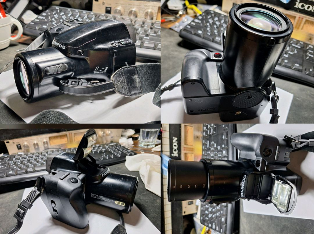 올림푸스 L-1 필름카메라 35-135mm 빈티지 레트로 로모 앤틱 y2k 일본 감성 필카 촬영 사진 이미지