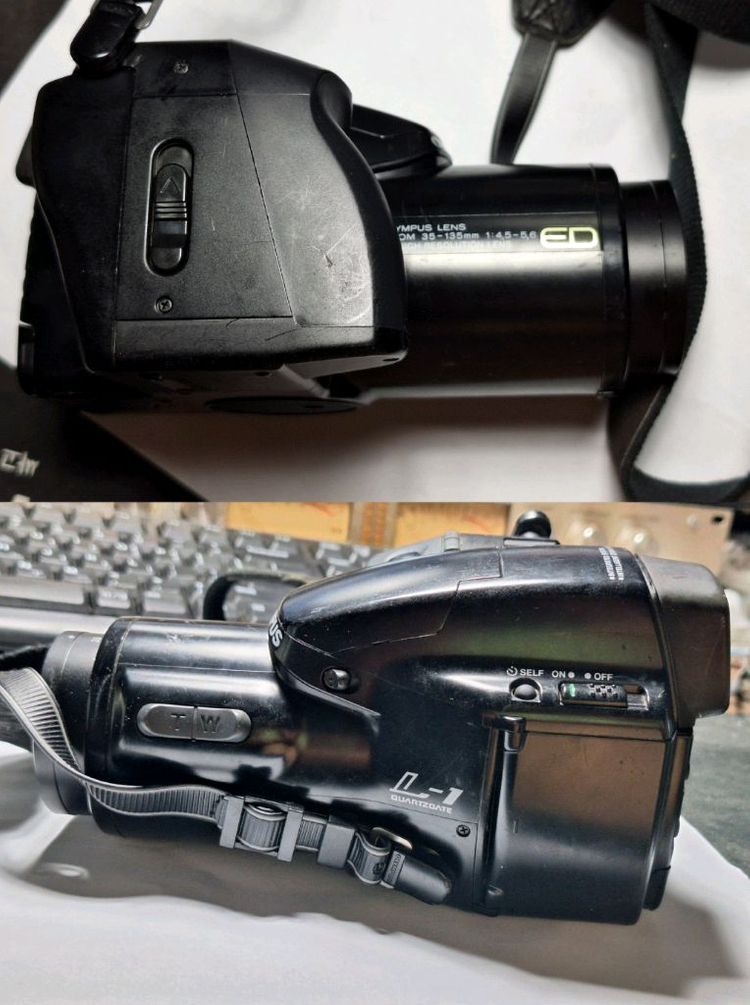 올림푸스 L-1 필름카메라 35-135mm 빈티지 레트로 로모 앤틱 y2k 일본 감성 필카 촬영 사진 이미지