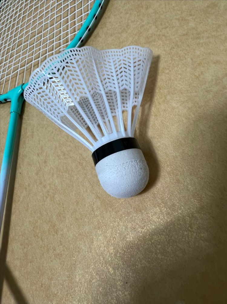 배드민턴 라켓 2인 세트 (셔틀콕 2개) 새상품 이미지