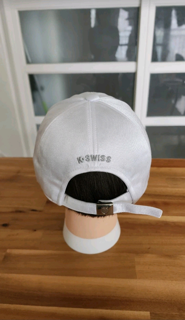 K-SWISS 클래식 볼캡 화이트 모자 이미지